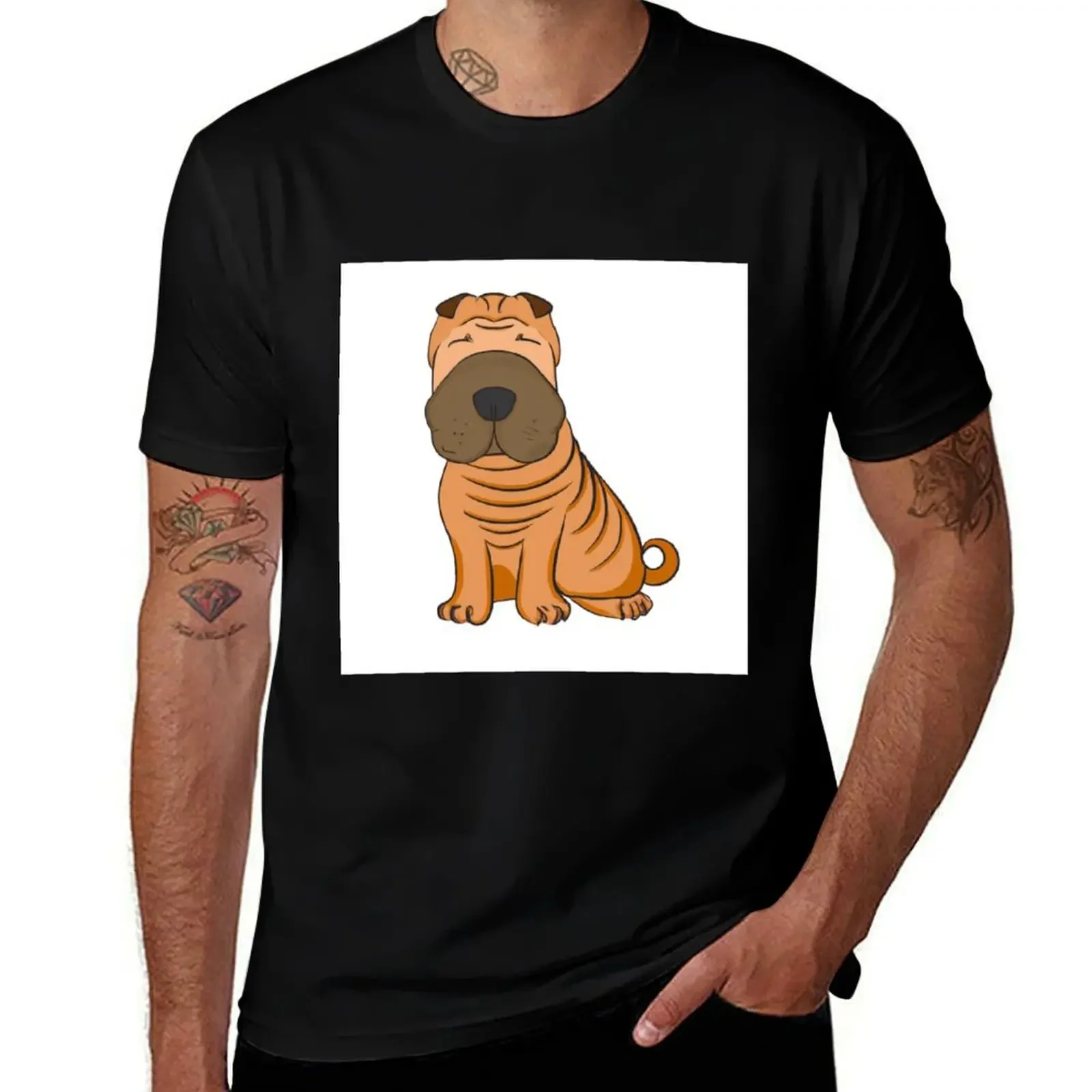 Shar Pei T-Shirt Clothing vintage graphic tee cute clothes oversizeds outfits for men