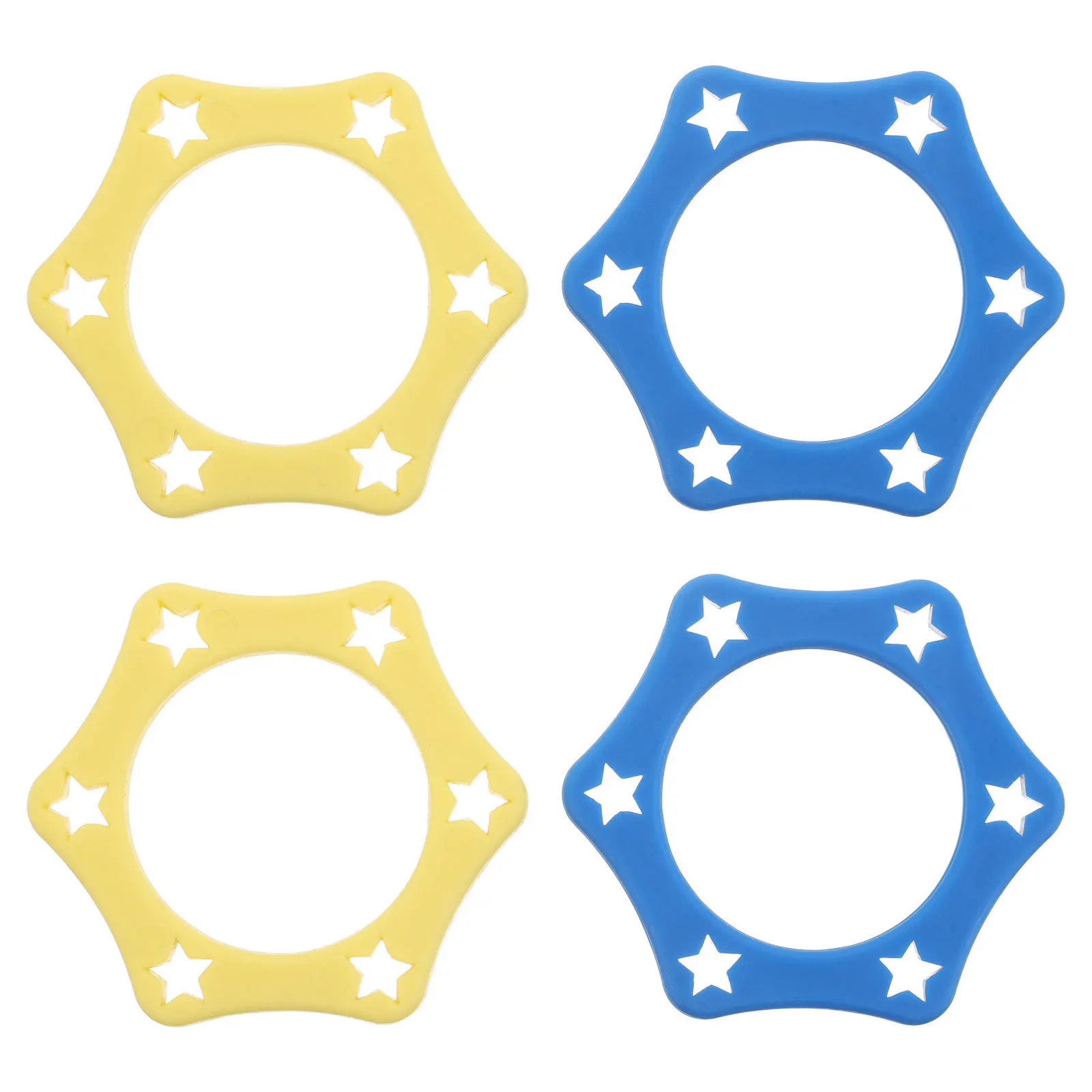 

4Pcs Anti-Roll Rubber Rings for Microphones Improved Handling Stability Long-Lasting Wear Compatible with Various Handheld Mics