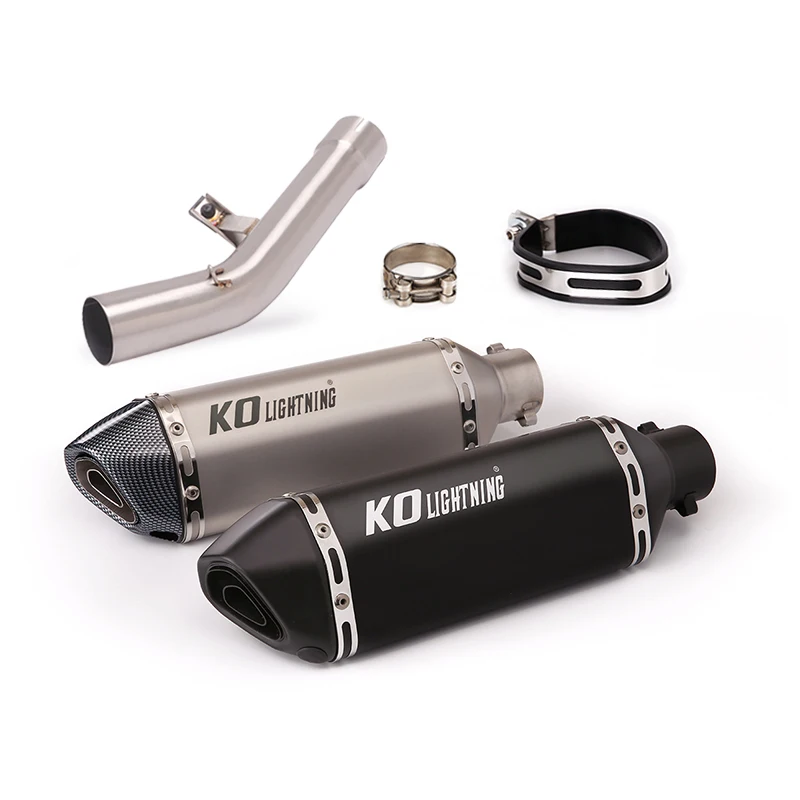 

Для Suzuki Bandit 650 GSF650 GSX650F 2007-2016 GSF1250 2007-2018 мотоциклетная выхлопная труба среднего звена, глушитель DB Killer 51 мм Escape