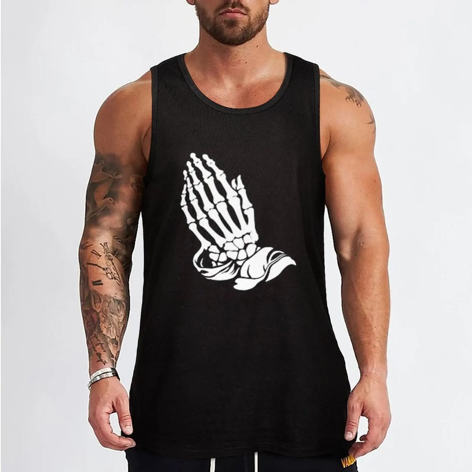 DEATHS PRAYER Tank Top T-shirts men gym clothes man