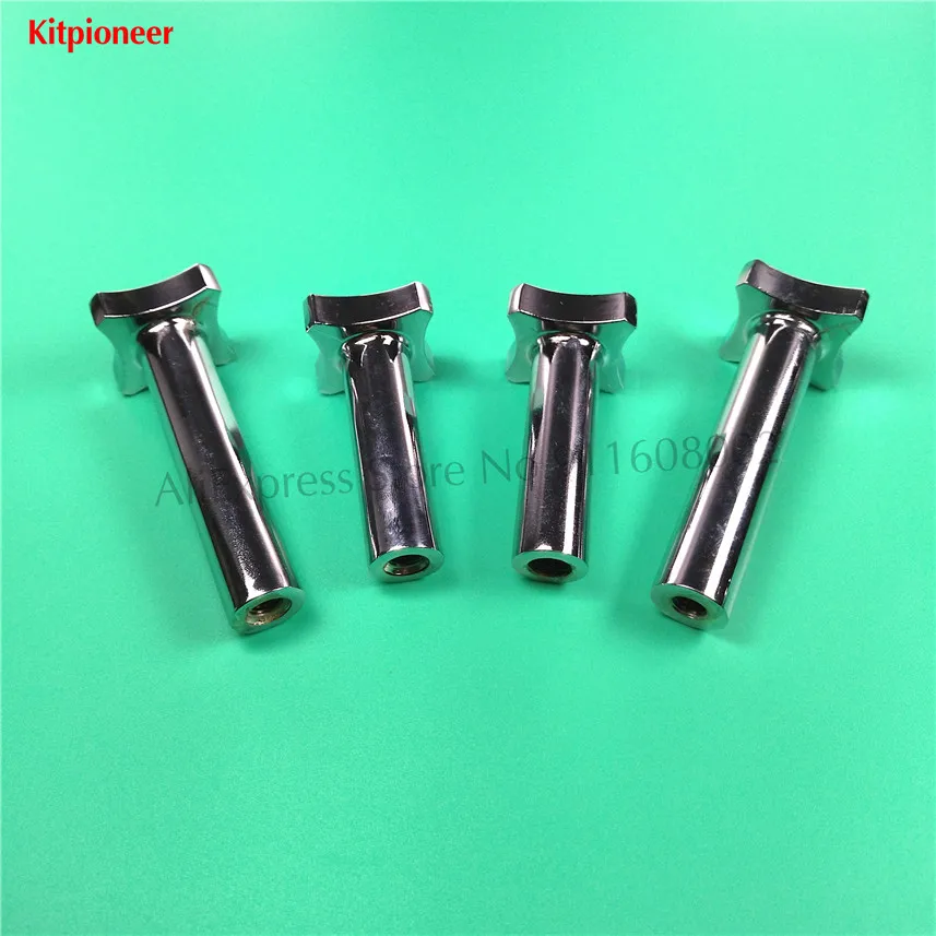 Four Clamping Nuts Spare Parts Screw Nuts Metal Fittings Accessories Soft Serve Ice Cream Machines Options M8 / M10