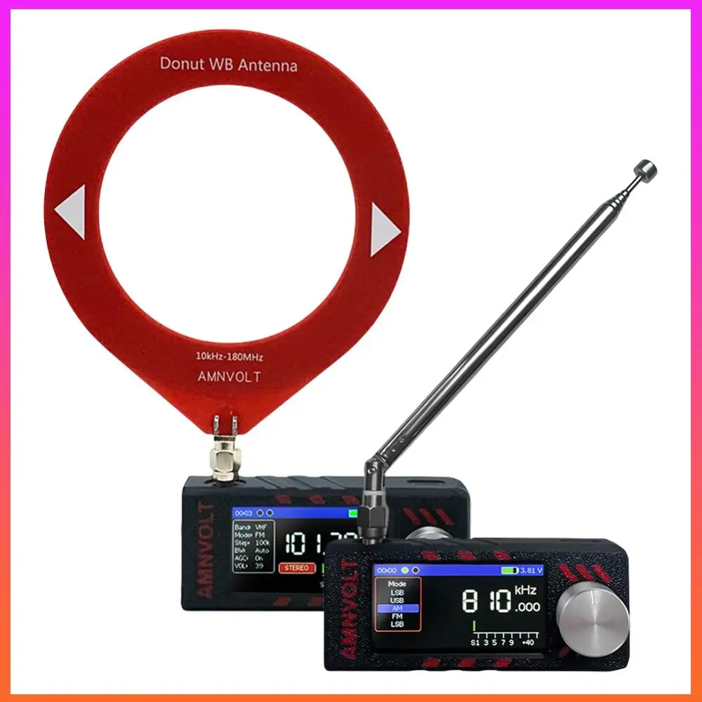 SI4732 LSB USB AM FM FM/AM راديو 1.9 بوصة IPS شاشة راديو محمول مع هوائي DSP راديو #3