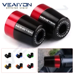 For DUCATI MONSTER Monster monster 696 796 821 1100 1200 motorcycle Grips Cap Plug Handle Bar End Weight Handlebar accessories