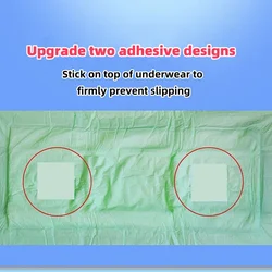 36 pieces 22x50cm (8.67x19.69 inches) multifunctional U-shaped paper diapers for elderly universal diapers