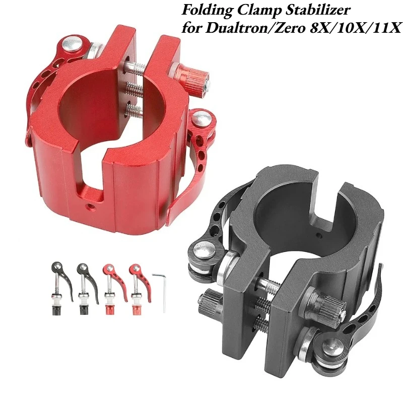 Folding Clamp Stabilizer for Dualtron/Zero 8X/10X/11X Electric Scooter, Foldable Hinge Fastener, Anti-Shake Locking Part