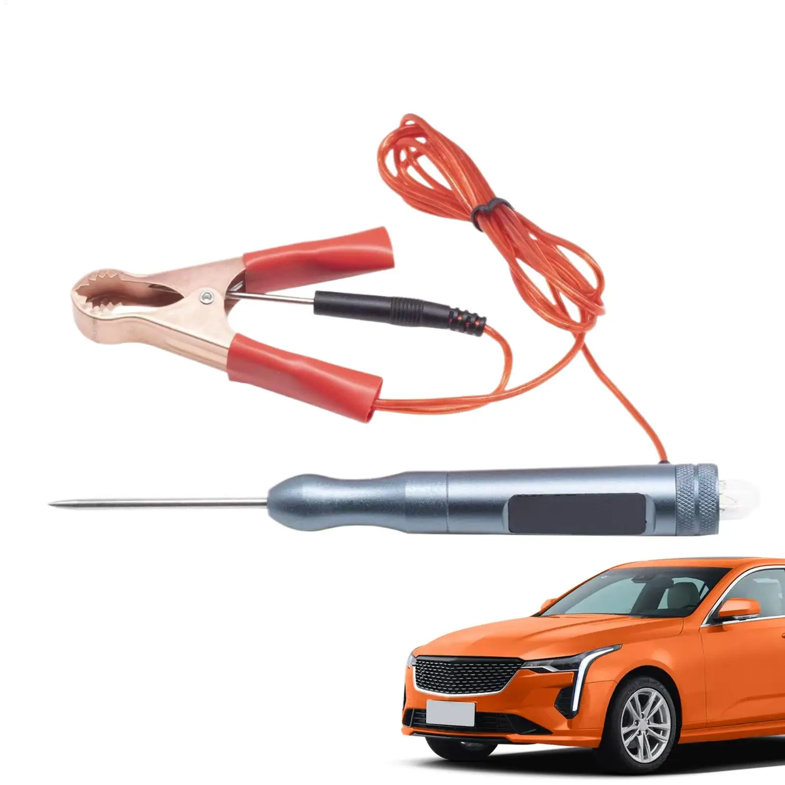 

Automotive Circuit Voltage Tester Automotive Fuse Tester Diagnostic Probe Test Pen Bulb Type 0-45V Measurement Range