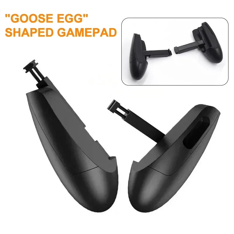 Mobile Phone Game Controller Goose Egg Shape Handle for IOS Android PUBG Survival Rule Aim Shooter L1R1 Gamepad Joysticks Holder