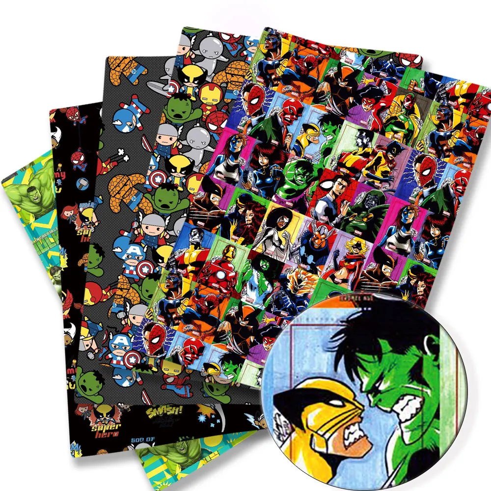 

50*140cm Disney Cartoon Superhero Print Cotton Fabric Material Patchwork Sewing Fabrics Quilt Needlework Diy Baby Cloth Material