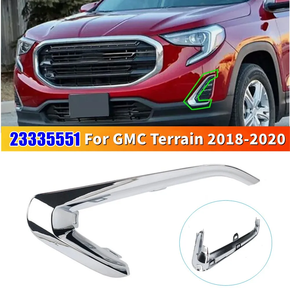

Для GMC Terrain 2018-2021 23335550 23335551 1x левая и правая сторона автомобиля передняя противотуманная фара крышка накладка аксессуары декоративные детали