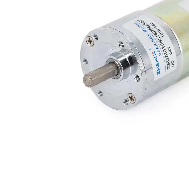 ZGB37RG DC 12V/24V Geared Motor 24rpm 5/10/20/30/50/60/85/100/150RPM Speed 37MM Off-axis Gear Motor