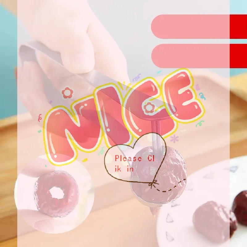 【BA】Cherry Pitter Stainless Steel Jujube Core Remover Easy Operation Sturdy Build For Home Baking Snack Prep