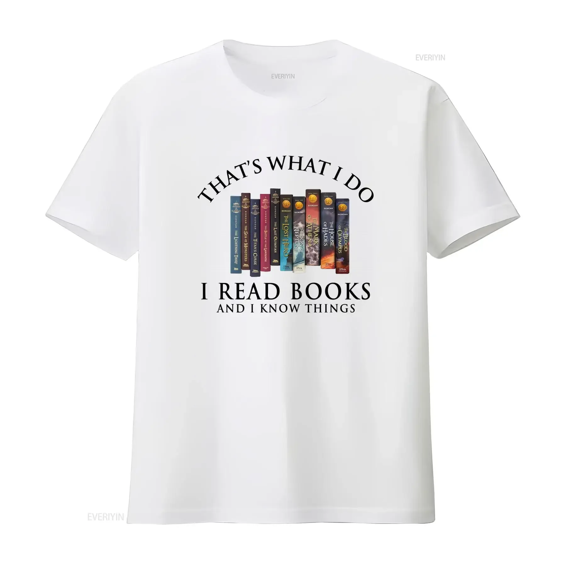 Percy Jackson T Shirt That's What I Do Read Books Camp Half Blood Jupiter Book Lover Heroes Of Olympus vintage Washed Slightly