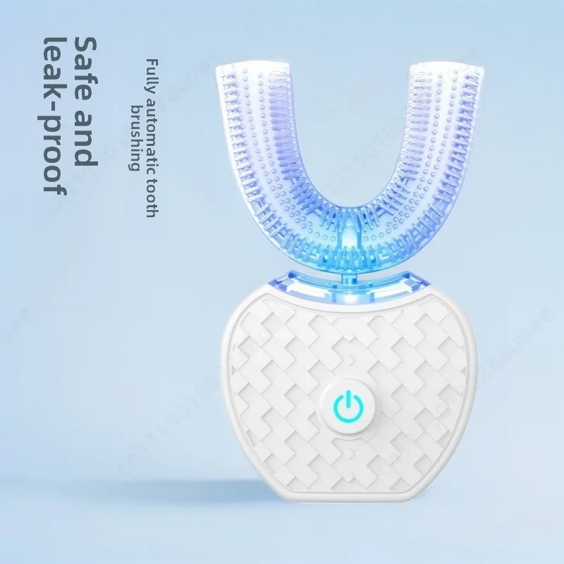 U-Shaped Electric Toothbrush, Full Mouth Oral Cleaning Device for Kids & Adults, Automatic Dental Care Tool
