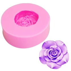 3D Beautiful Rose Chocolate DIY Fondant Silicone Mold Wedding Cake Decoration Candle Soap Mold Confectionery Accessories M508