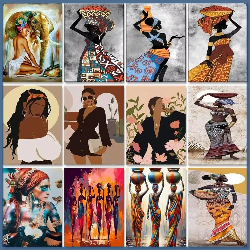 

Картина по номерам DIY картины по номерам женские наборы холст картина по номерам ручная роспись картины искусство подарок дом