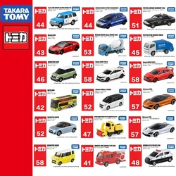 Takara Tomy Tomica Mitsubishi Nissan No.40-No.78 Cars Hot Pop 1:64 Car Alloy Toys Motor Vehicle Diecast Metal Model dla dzieci