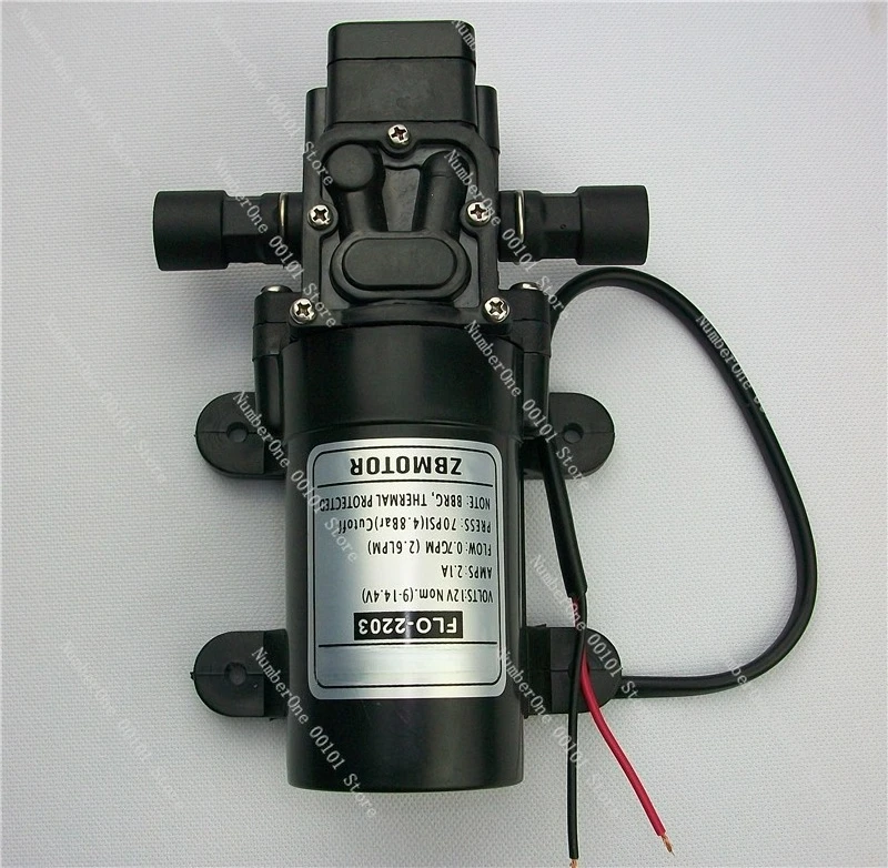 

12 volt automatic starting pump, high pressure membrane agricultural pump, FL-2203-1 DC spray pump, electric water pump