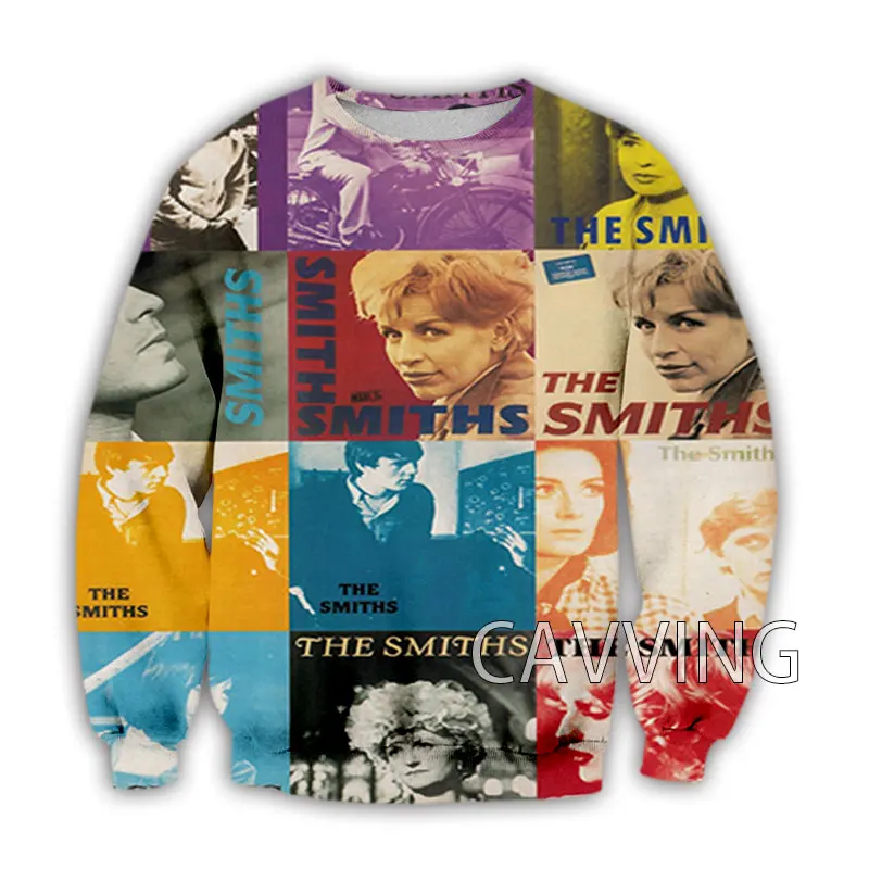 CAVVING-sudaderas con estampado 3D de The Smiths Rock para hombre y mujer, sudaderas de cuello redondo, estilo Harajuku, Tops de manga larga