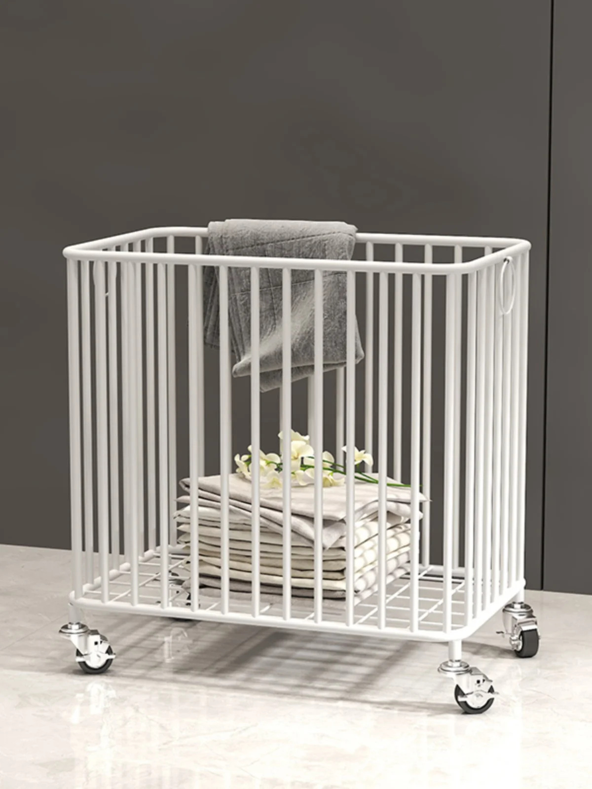 

Nordic Modern Gold Laundry Basket Clothes Storage Basket Home Use Dir Clothes Basket Fre Sle Handmade from China
