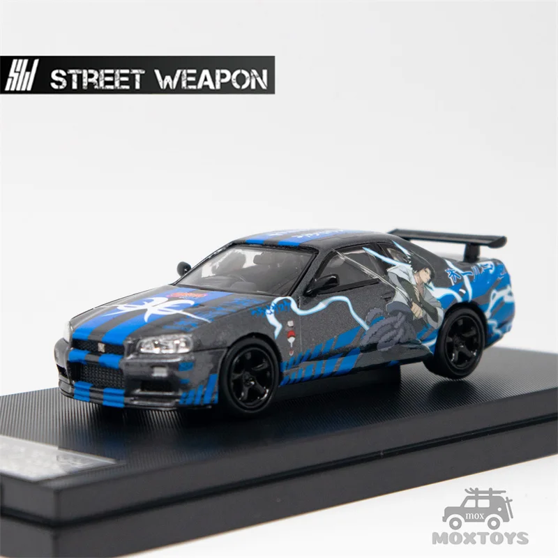 

Street Weapon SW 1:64 GT-R R34 V-spec Diecast Model Car