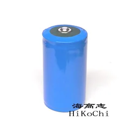 33600 32600 5AH rechargeable lithium battery 3.7V with protective plate pointed tip