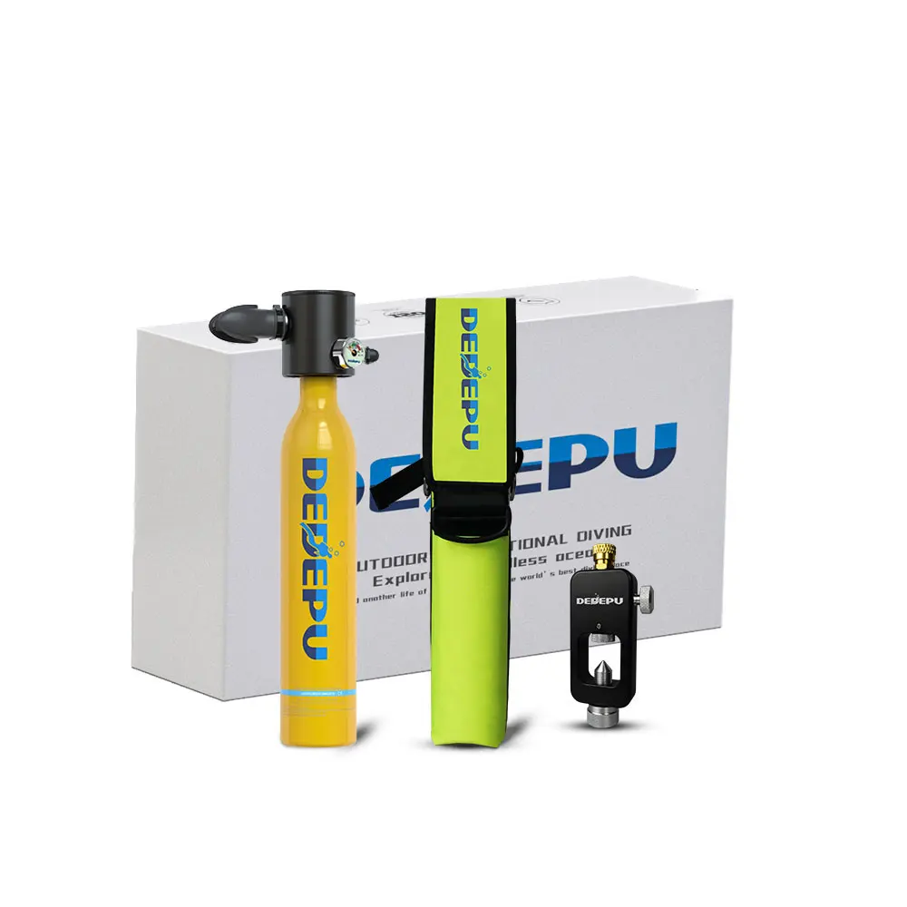 

DEDEPU Mini Scuba Tank Diving Equipment Underwater Cylinder Inflator 0.5L Outdoor Oxygen 5-10 Minutes Spearfishing