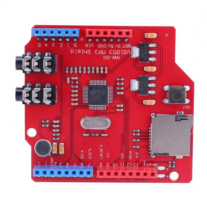 VS1053Module MP3Module Development Board With Power Amplifier Decoding board Onboard recording function