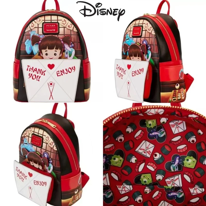 

In Stock Loungefly Disney Some Special Cartoon Printed Backpacks Cute Mini Stitch Pixar Caroline Peripheral Backpacks Girls Gift