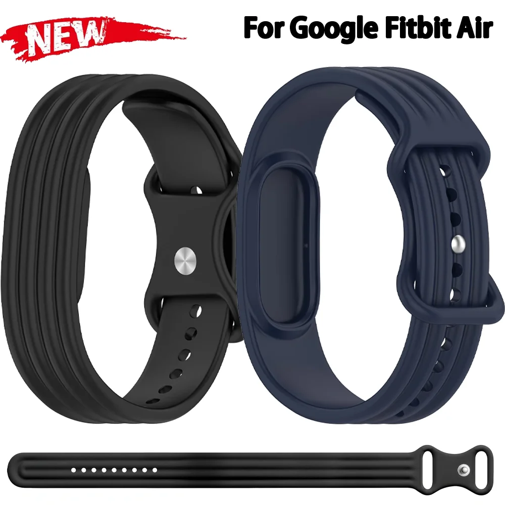 Offizielles 1:1-Silikonarmband für Google Fitbit Air, weiches, bequemes Sportarmband für Fitbit Air Fitness Tracker
