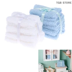 1:12 Dollhouse Miniature Towel Model Bathroom Furniture Decor Accessories Toys