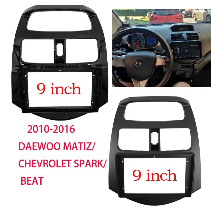 

Radio Android stereo Harness navigation dashboard cable frame canbus For CHEVROLET 2010-2016 Daewoo Matiz Spark Baic Beat 9inch