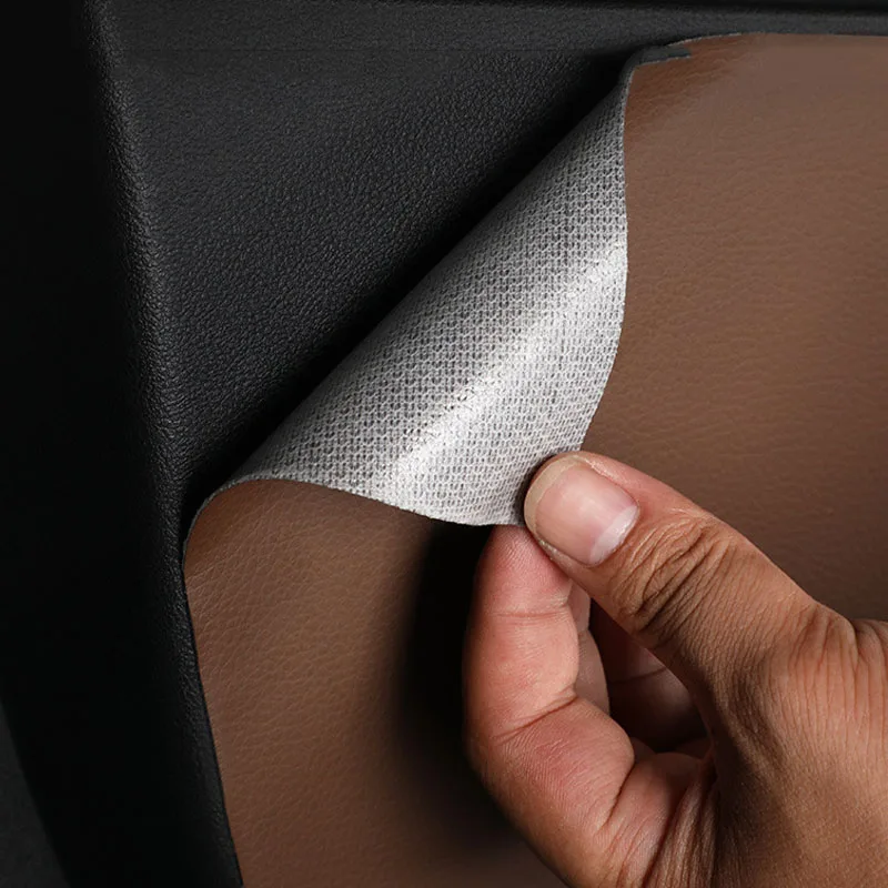 4PCS Fit for Land Rover Defender 110 2023 2022 2021 2020 2024 Leather Carbon Fiber Sticker Door Anti Kick Cover Protection Mat