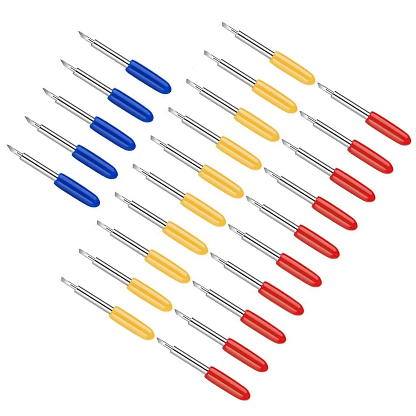 

25Pcs Tungsten Steel Cutting Plotter Blades 30 45 60 Degree Engraving Knife Lettering Cutter Accessories