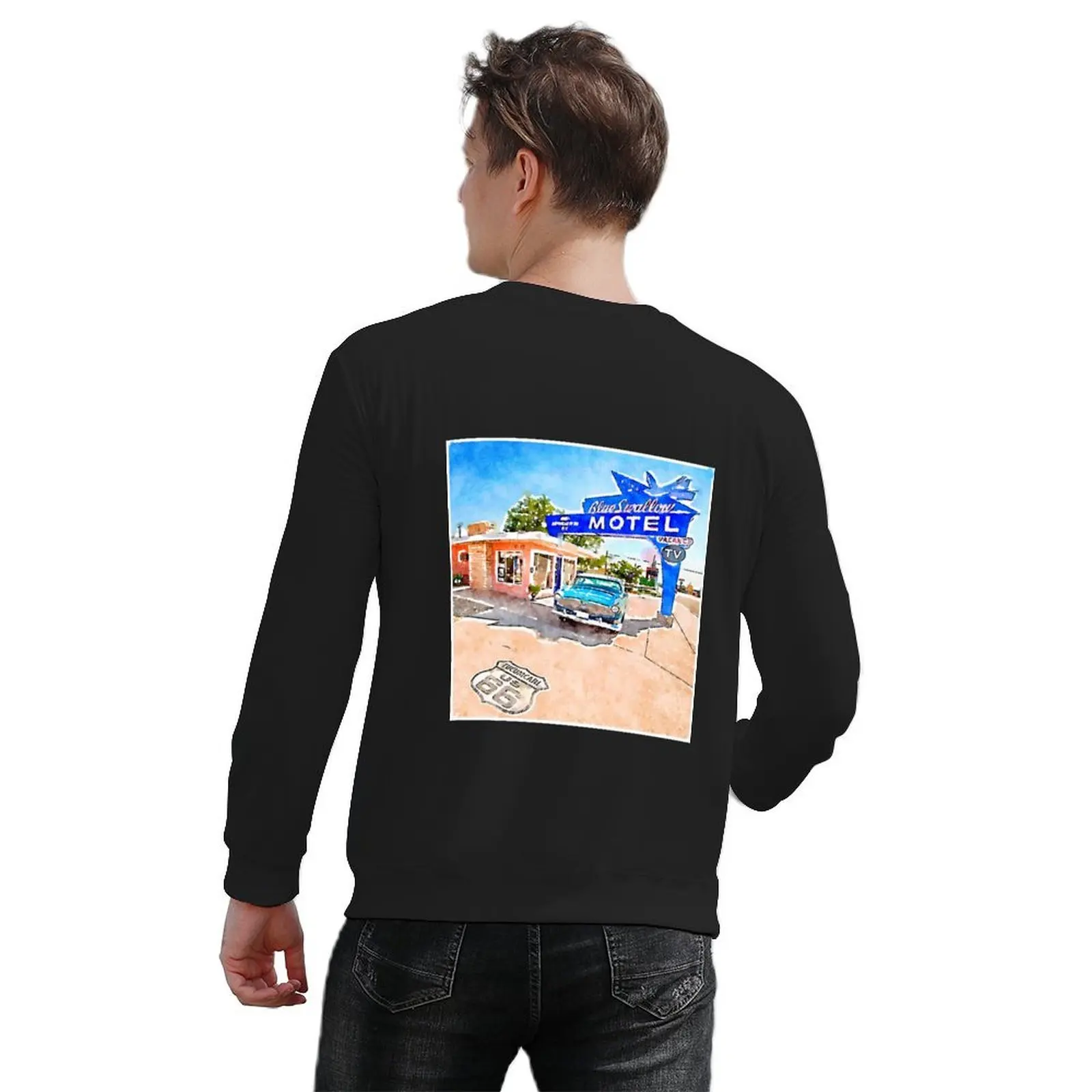 Рисунок 6 - Пуловер Watercolor Route 66