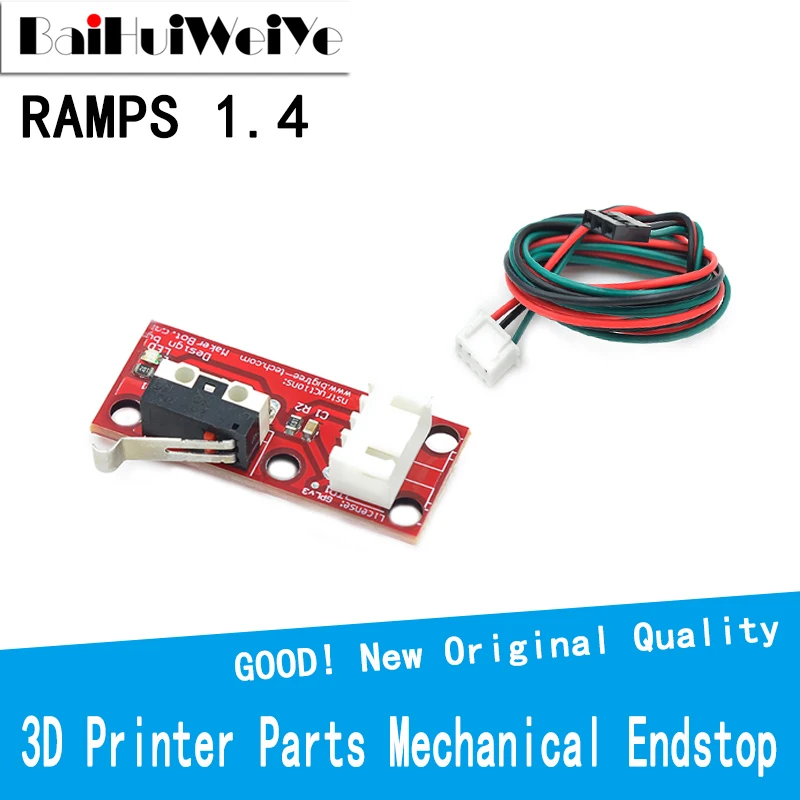 3D Printer Parts Mechanical Endstop Without Wheel Limit Switches 3D For Arduino End Stop Limit Switch Cable RAMPS 1.4