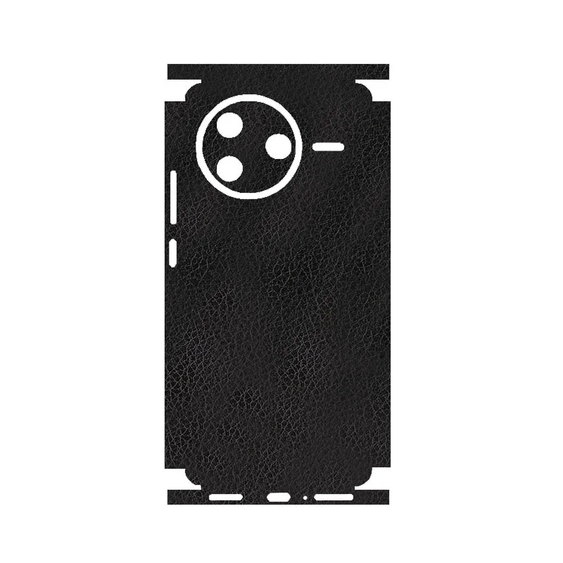 

Leather Grain PVC Full Body Phone Sticker For Xiaomi POCO F7 Pro X7 F6 Pro F6 F5 Pro F4 GT Back + Sides Decal Skin Wrap Film