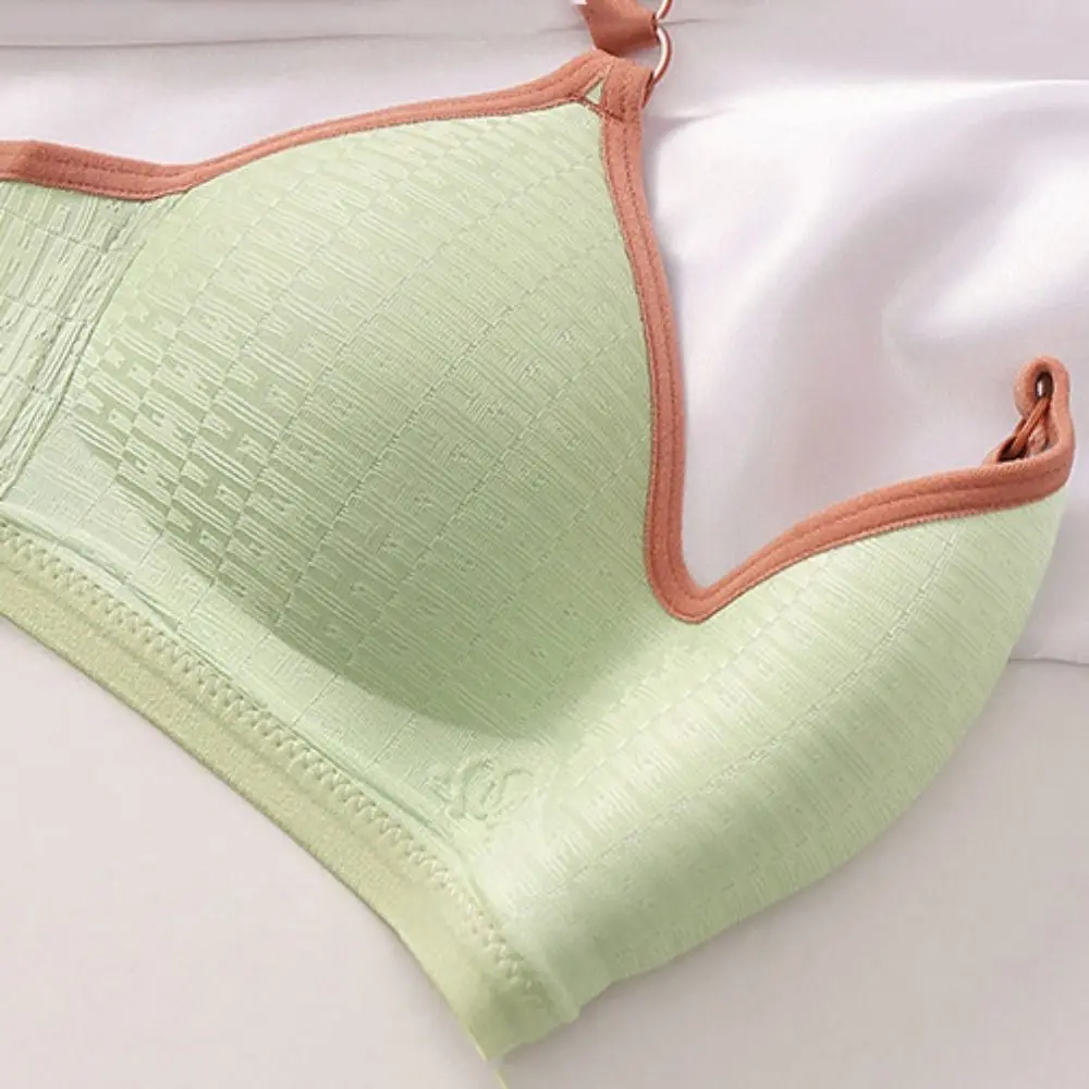 

Close-fitting Wireless Deep V Bra Shockproof Anti-sagging Brassiere for Women Gathered Breasts Lingerie Push Up Underwear