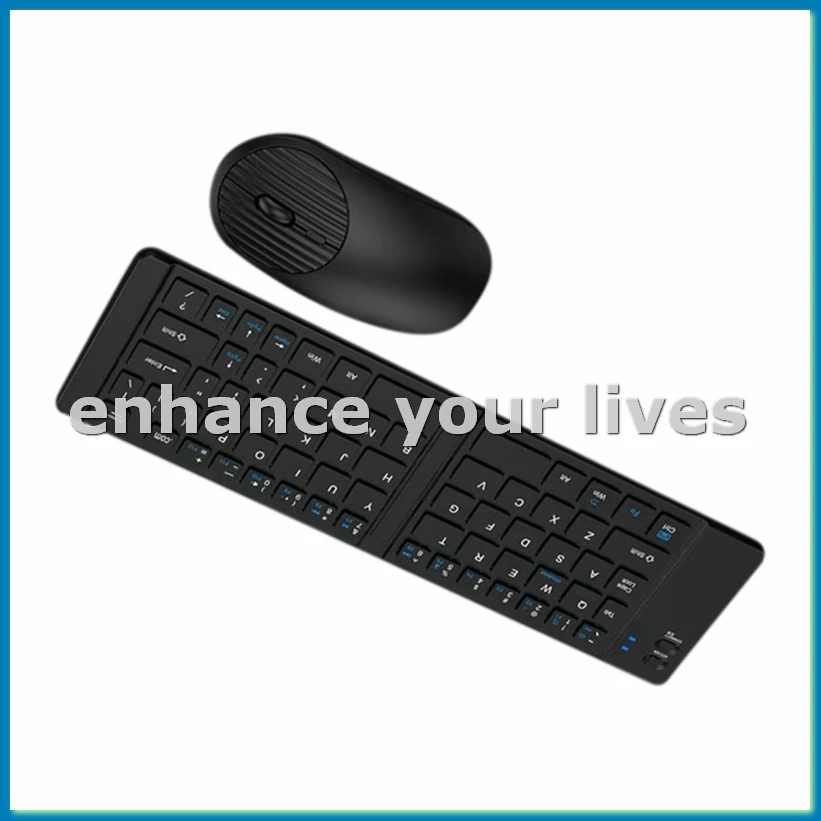 

Набор беспроводной Bluetooth-клавиатуры и мыши 2,4 г, зарядка TYPE-C, подходит для мобильных телефонов и планшетов, складная клавиатура A-VVNB