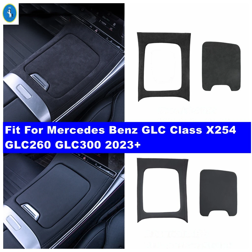 

Central Console Seat Armrest Box Cover Trim Fit For Mercedes Benz GLC Class X254 GLC260 GLC300 2023 2024 Interior Accessories