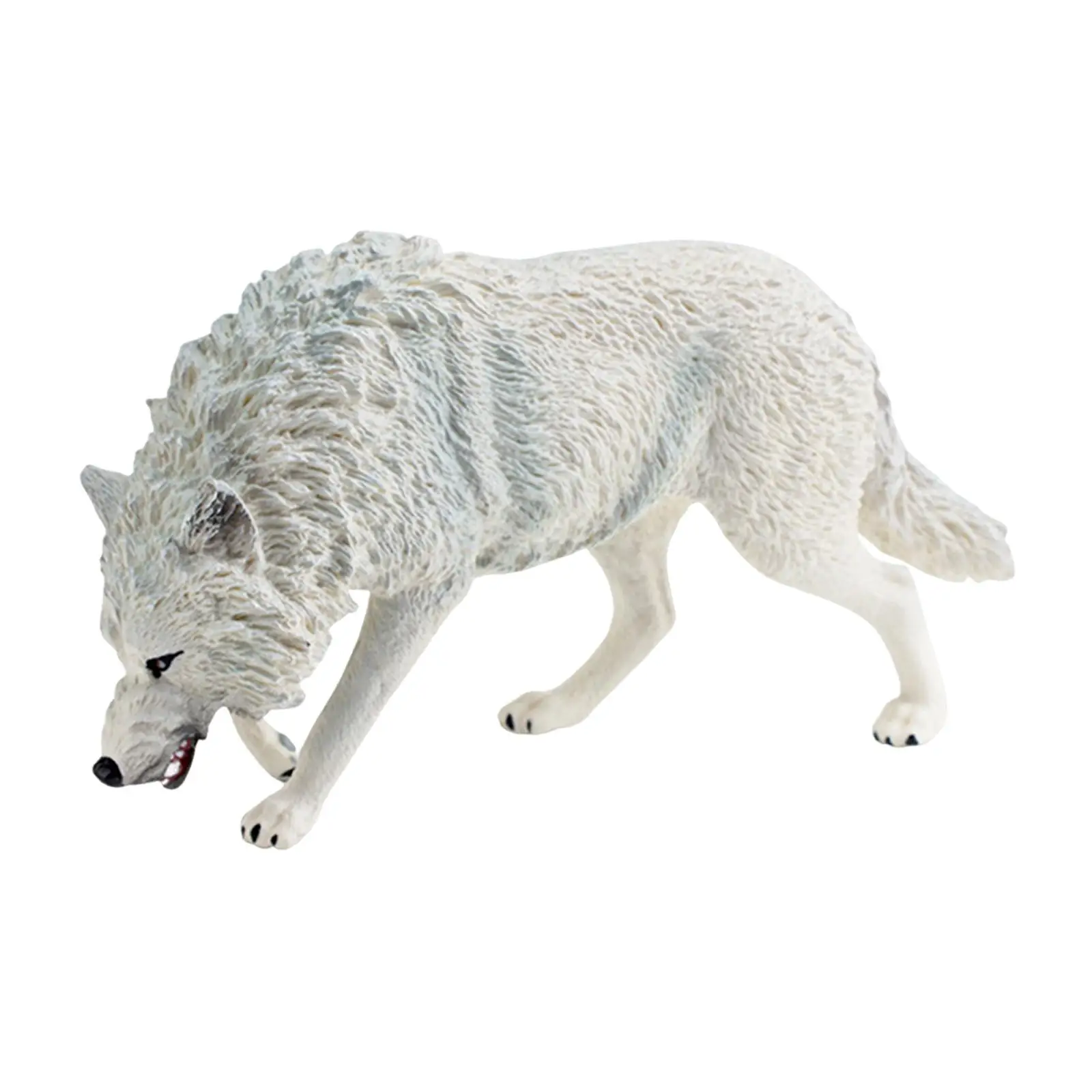 Wolf Beeldje Realistisch Dier Figuur Miniatuur Dierenspeelgoed Educatief Speelgoed Voor