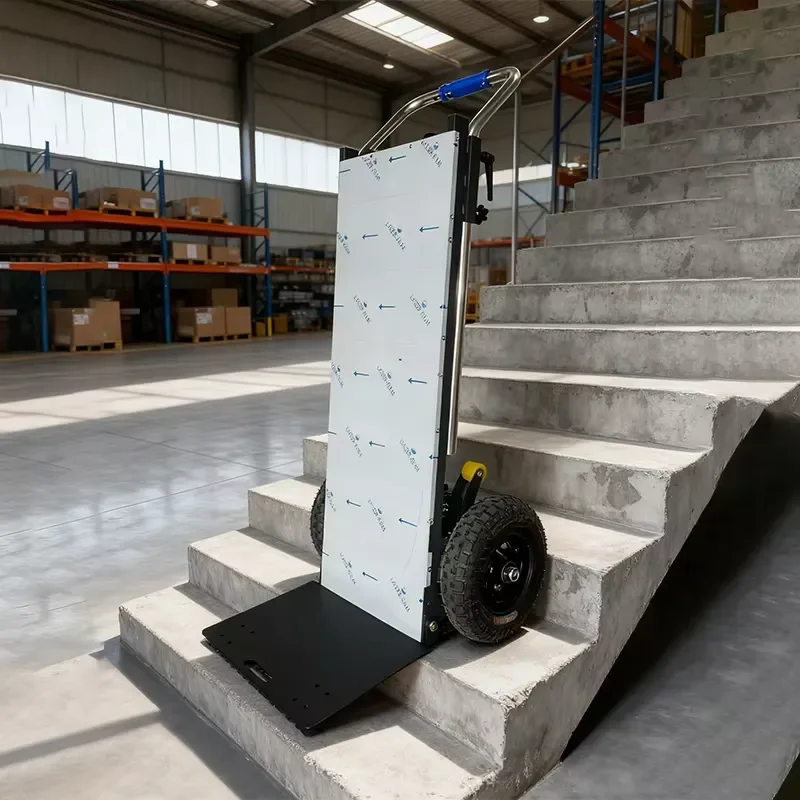 Heavy Duty Electric Stair Climbing Trolley 400kg Load Capacity Portable Hand Truck for Moving Furniture Appliances Logistics