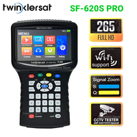 2025 Twinklersat SF-620S PRO Satellite Finder H.265 HEVC 4.3 inch Screen DVB-S2 HD Signal Meter with CCTV in CVBS 5000mAh