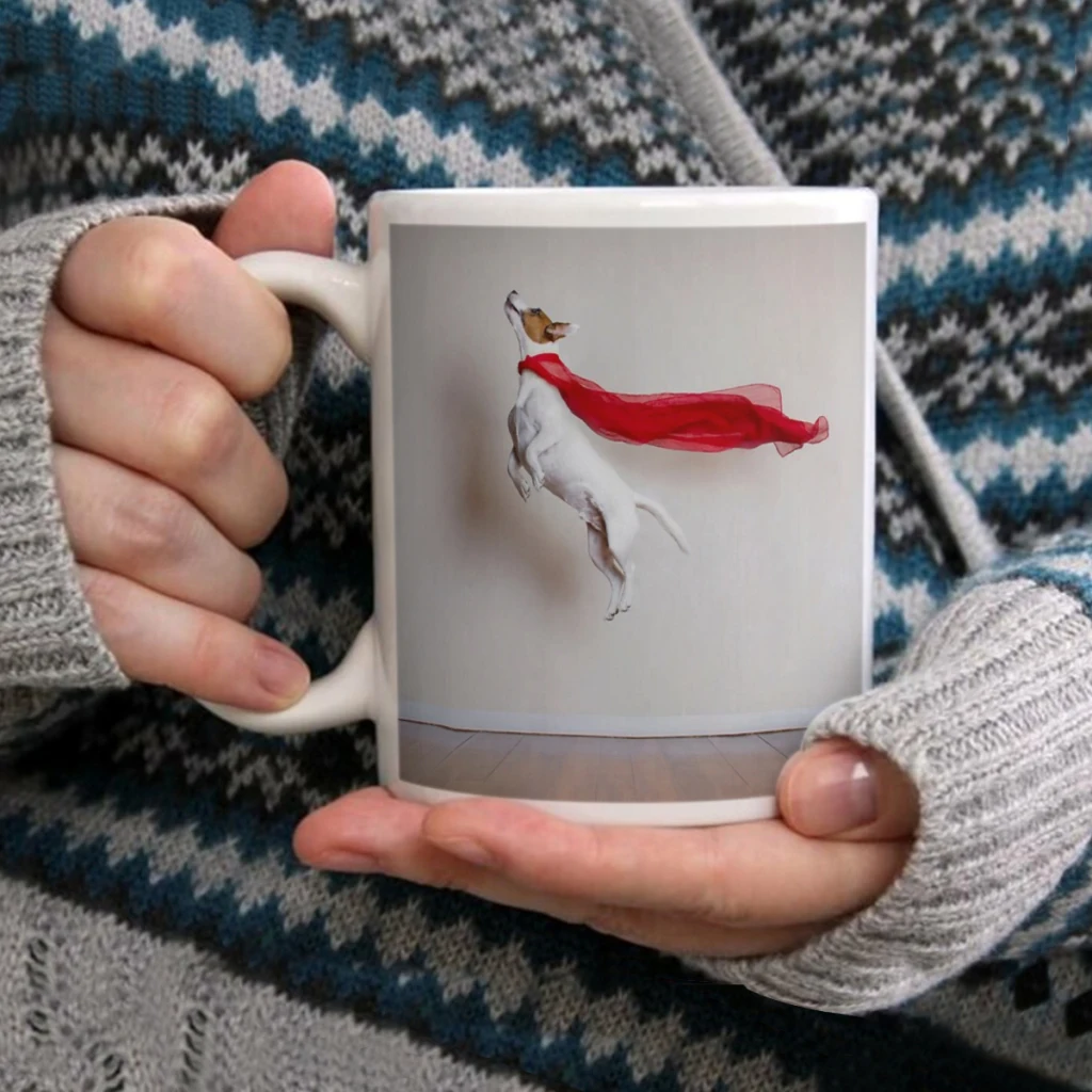 

Super DogCoffee Mug Tea Cup 11oz Coffee Cup Funny Birthday Ceramic Mug Personalized Cup