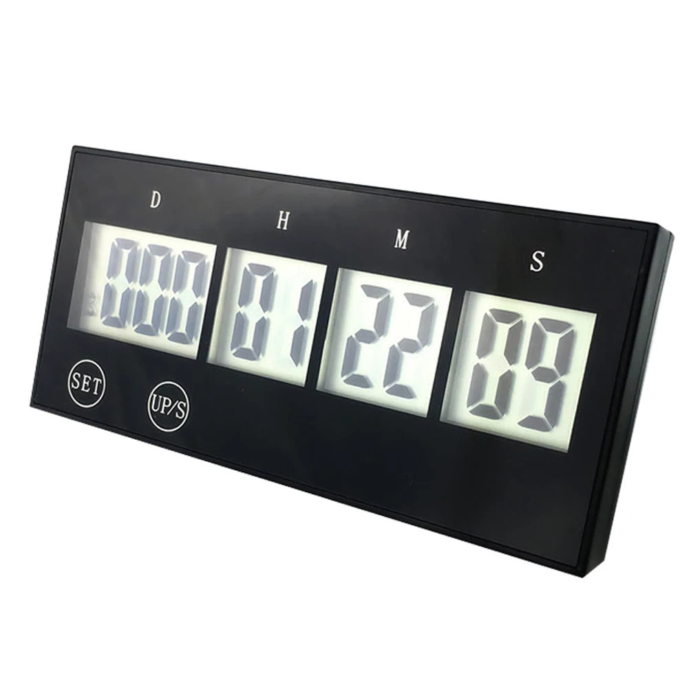 999 Days Digital Countdown Touch Screen Keys Electronic Count Down Timer Multifunctional Durable Reusable for Home Learning Work