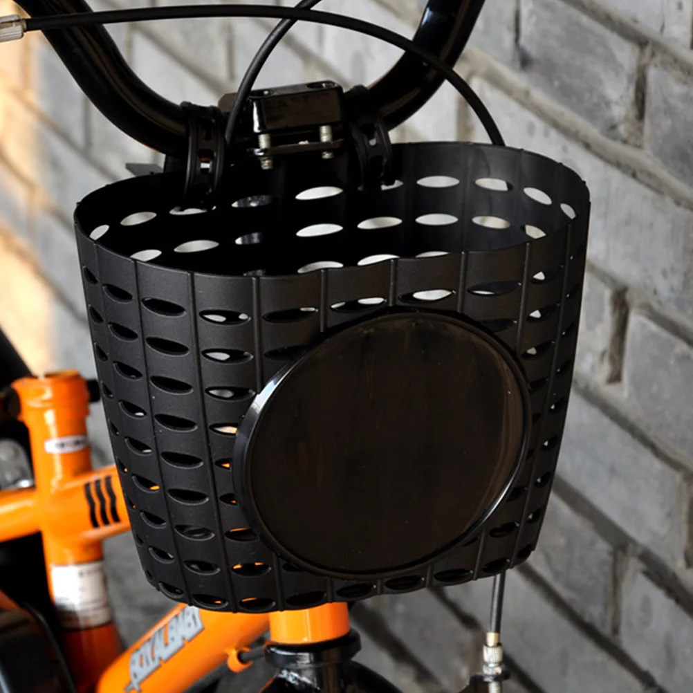 2 pcs Bicycle Bike Basket Detachable Front Handlebar Mount Durable Waterproof Storage Container For Plastic Thicken Large