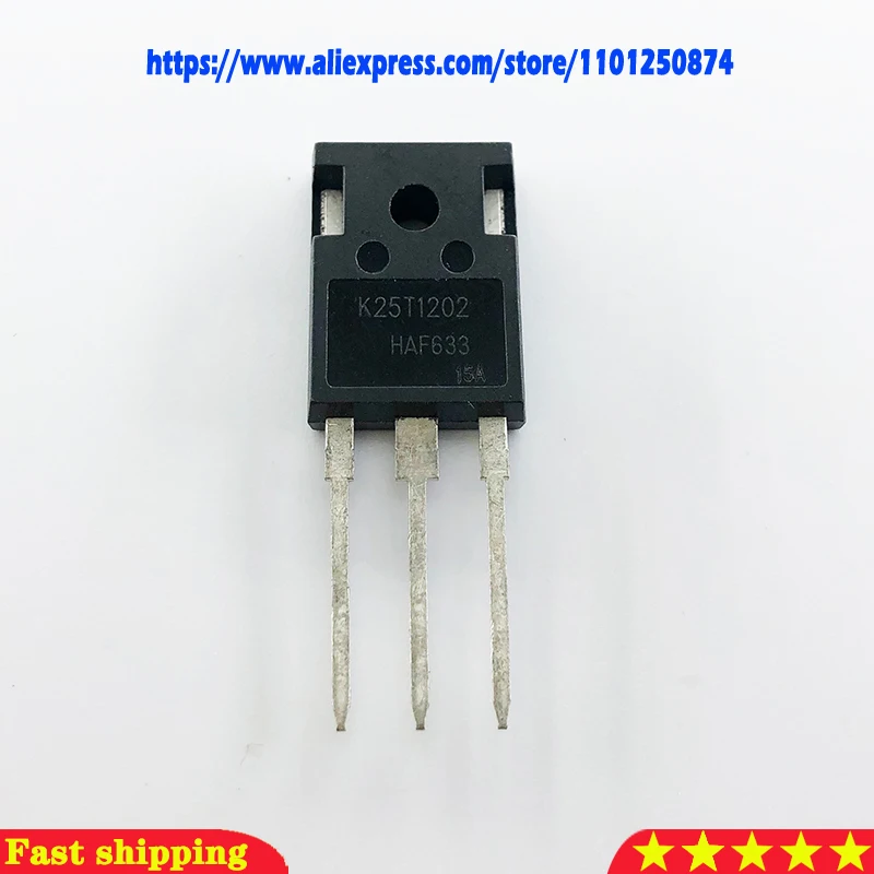 5pcs/lot K25T1202 K25T120  IKW25N120T2 TO-3P  original In Stock