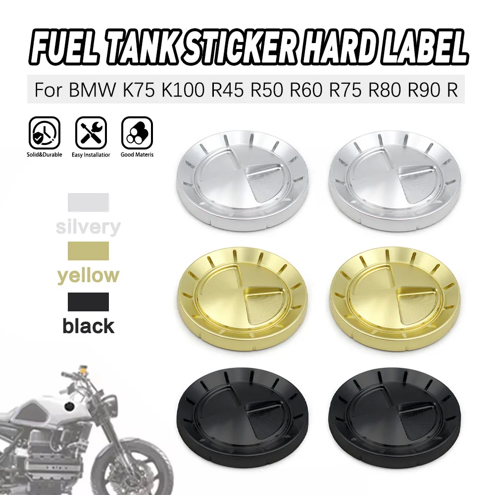 

Fuel Cap Motorcycle Gas Tank Badges Emblems Motorcycle Tank Gas Sticker for BMW K75 K100 R45 R50 R60 R75 R80 R90 R100 R NINE T