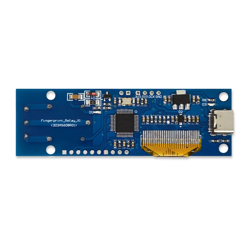 zw101-modulo-de-rele-de-canal-unico-de-impressao-digital-semicondutor-capacitivo-display-oled-stm32-suporte-desenvolvimento-secundario-b12b