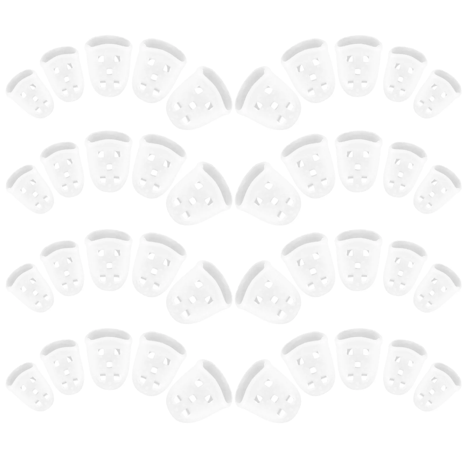 

Guitar Finger Cots Cover Covers for Pick Protector Sleeve Thumb Silicone Guards Bass