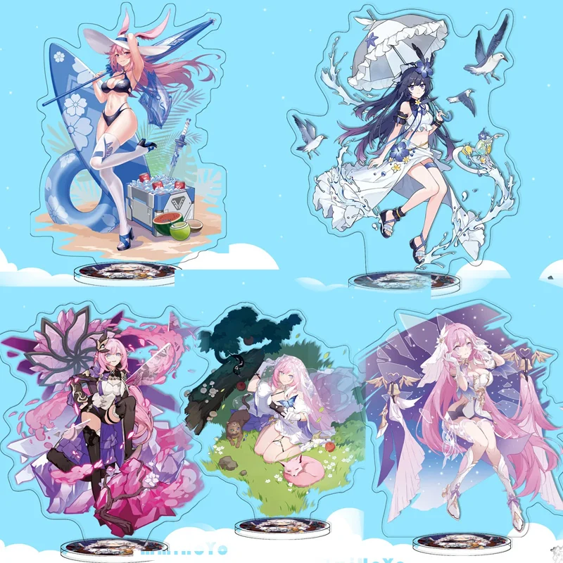 لعبة هونكاي إمباكت 3rd ميرش هويو موضوع سلسلة حامل أكريليك كيانا كاسلانا إليسيا ناتاليا ثيورا كليو هيباتيا نموذج دمية ديكور #1